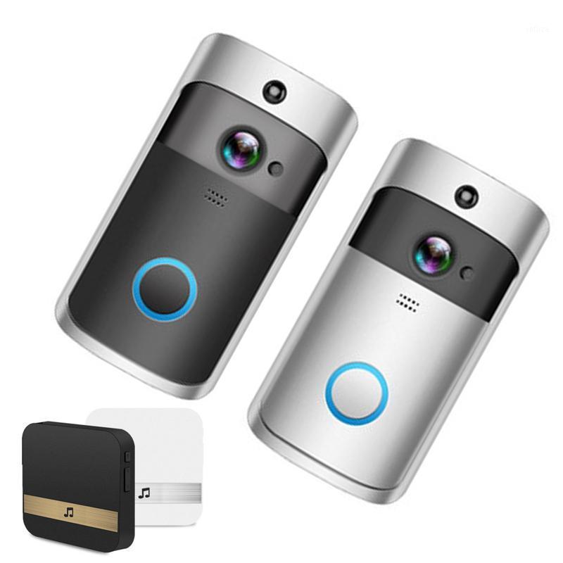 Smart WIFI wireless video doorbell Remote video monitor intercom doorbell For Apartments IR Alarm Wireless Security Camera1
Smart WIFI wireless video doorbell Remote video monitor intercom doorbell For Apartments IR Alarm Wireless Security Camera1