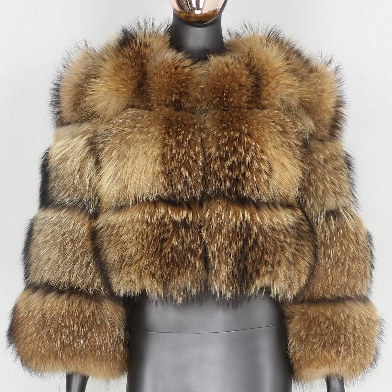 Women039s Fur Faux Selling Coat Raccoon Stitching Artificial Spot Whole