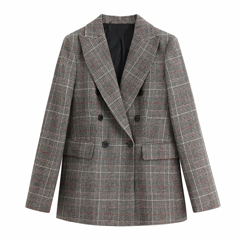 2021 New Gray Streetwear Plaid Jacket Fashion Vintage Double Breasted Female Blazer Chic Pocket Long Suits PDVS, Games
2021 New Gray Streetwear Plaid Jacket Fashion Vintage Double Breasted Female Blazer Chic Pocket Long Suits PDVS, Games