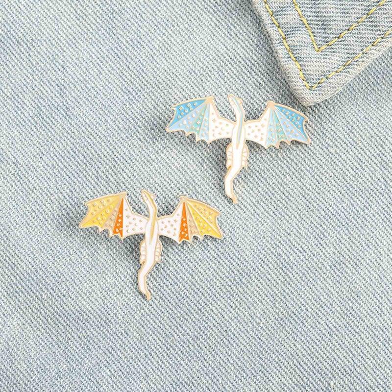 Flying Dragon Enamel Pins Custom Myth Dinosaur Brooches Bag Clothes Lapel Pin Badge Animal Jewelry Gift for Kids Friends
Flying Dragon Enamel Pins Custom Myth Dinosaur Brooches Bag Clothes Lapel Pin Badge Animal Jewelry Gift for Kids Friends