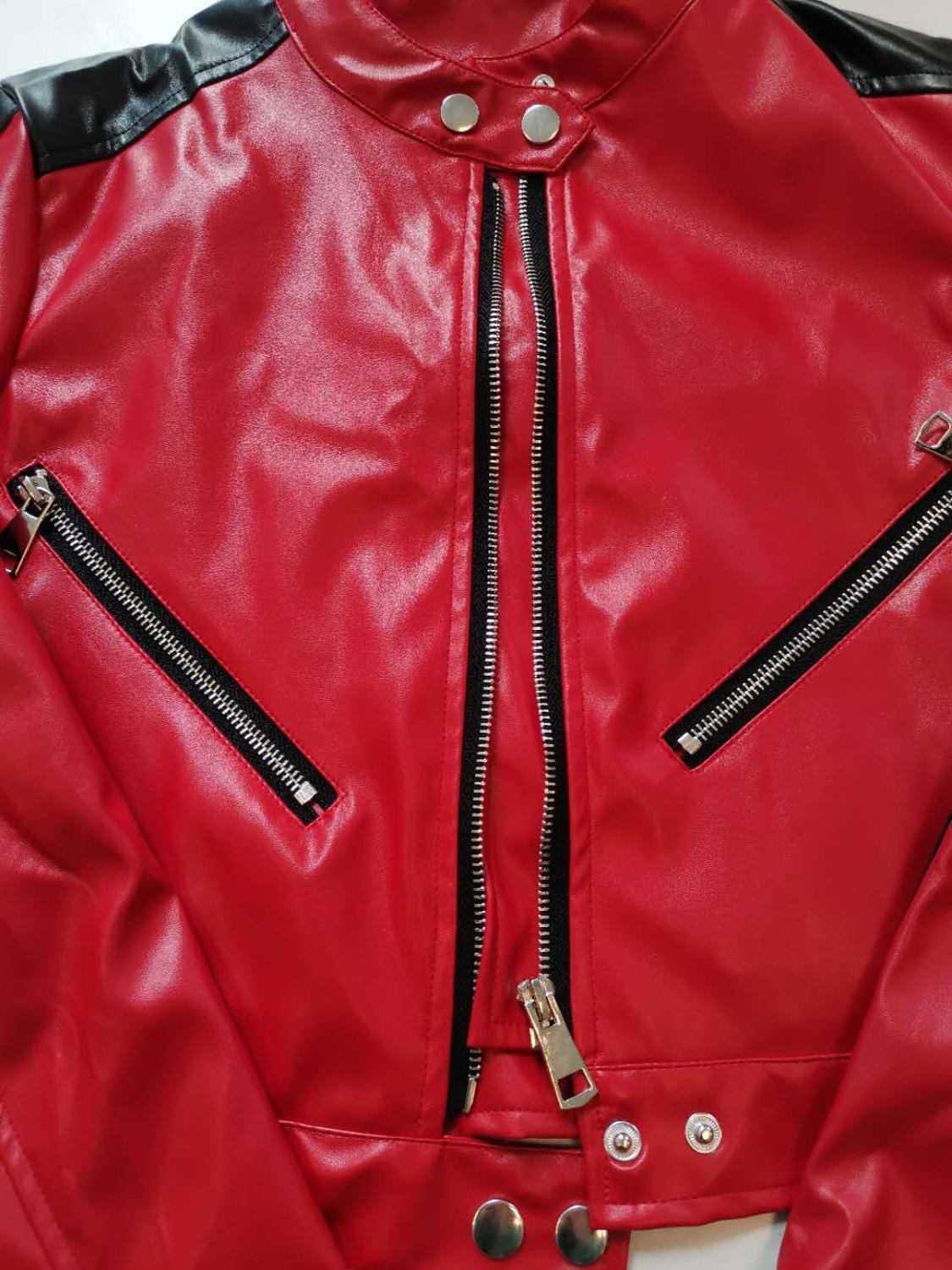 Umeko Autumn Zipper Motorcycle Jacket Women Short Faux Soft Leather Jacket Black Red Leather Jacket Ladies Basic Street Coat LJ201127