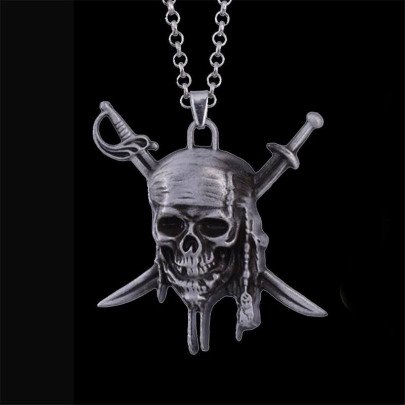 Popular Creative Punk Retro Style Pirate Skull Domineering Men's Necklace Hip Hop Trendy Party Accessories Pendant Gift
Popular Creative Punk Retro Style Pirate Skull Domineering Men's Necklace Hip Hop Trendy Party Accessories Pendant Gift