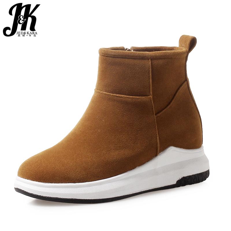 JK Low Heels Women Ankle Boots Round Toe Thick Plush Footwear Flock Casual Snow Female Boot Platform Shoes Woman 2020 Winter, Black
JK Low Heels Women Ankle Boots Round Toe Thick Plush Footwear Flock Casual Snow Female Boot Platform Shoes Woman 2020 Winter, Black