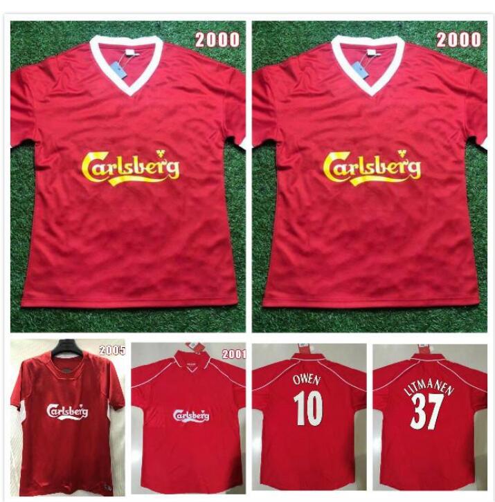 LVP Retro Soccer Jersey 00 01 02 05 #17 Gerrard #10 OWEN FOWLER 9 SMICER 7 Maillot HESKEY Keane classic vintage Football Shirts, Red
LVP Retro Soccer Jersey 00 01 02 05 #17 Gerrard #10 OWEN FOWLER 9 SMICER 7 Maillot HESKEY Keane classic vintage Football Shirts, Red
