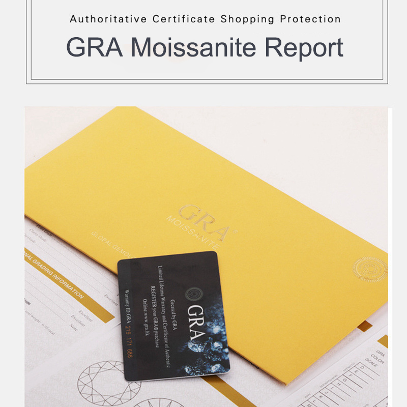 BOEYCJR 925 Silver 0.5/ F color Moissanite VVS Fine Jewelry Diamond Stud Earring With national certificate for Women Gift LJ201013