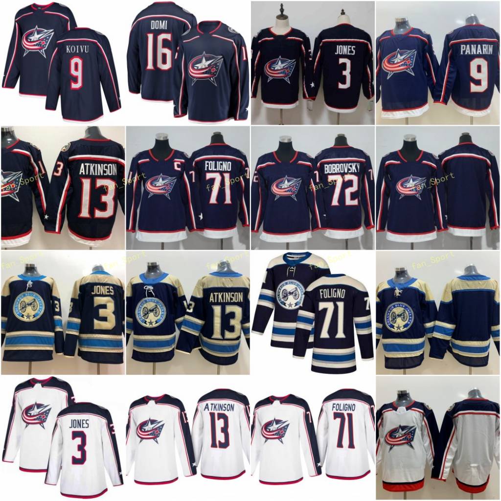 9 Mikko Koivu Columbus Blue Jackets Hockey Jersey 16 Max Domi 3 Seth Jones 9 Artemi Panarin 71 Nick Foligno 72 Sergei Bobrovsky Cam Atkinson, As pic
9 Mikko Koivu Columbus Blue Jackets Hockey Jersey 16 Max Domi 3 Seth Jones 9 Artemi Panarin 71 Nick Foligno 72 Sergei Bobrovsky Cam Atkinson, As pic