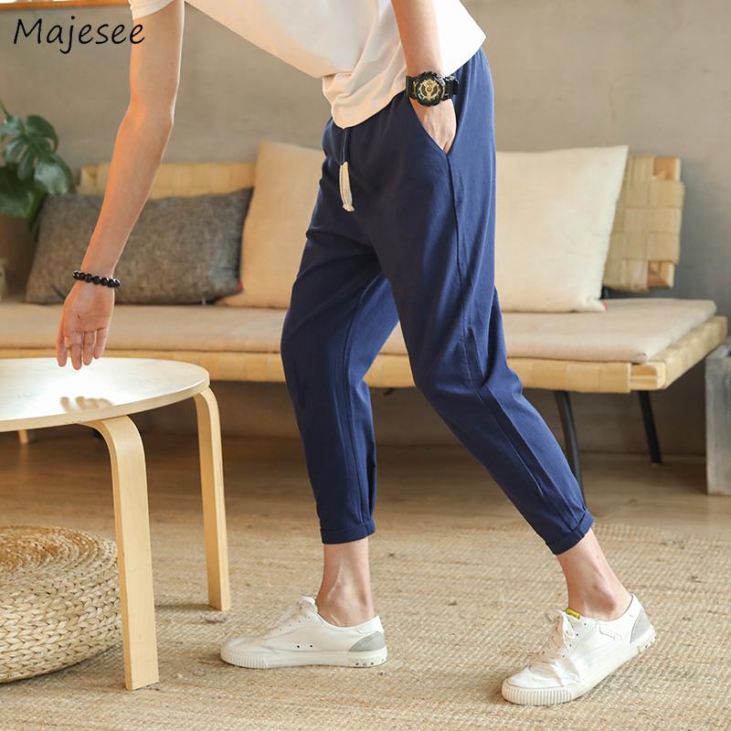 Men Casual Pants Summer Thin Ankle-length Solid Harem Trousers Large Size 5XL All-match Soft Mens Fashion Leisure Streetwear New, Black
Men Casual Pants Summer Thin Ankle-length Solid Harem Trousers Large Size 5XL All-match Soft Mens Fashion Leisure Streetwear New, Black
