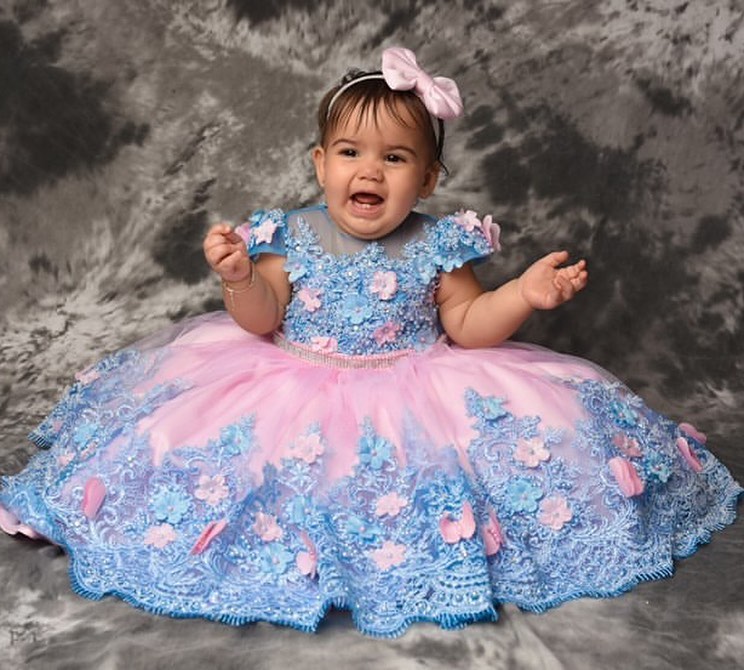 lace beaded flower girl dresses sheer neck hand made flowers little girl wedding dresses cheap communion pageant dresses gowns zj44