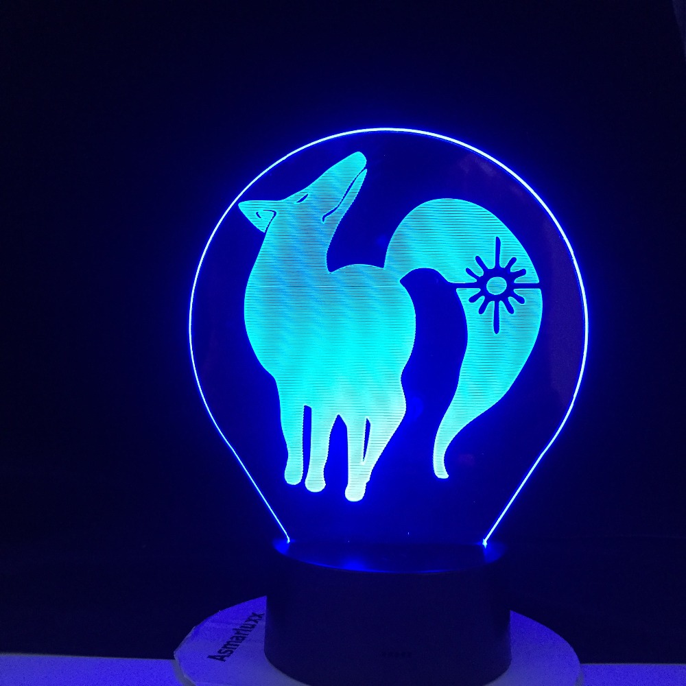 BAN FOX GREED 3d LED ANIME LAMP (THE SEVEN DEADLY SINS) Manga Gift Anime 3d Lamp Night Light Lamp Otaku Gift Fast Dropshipping