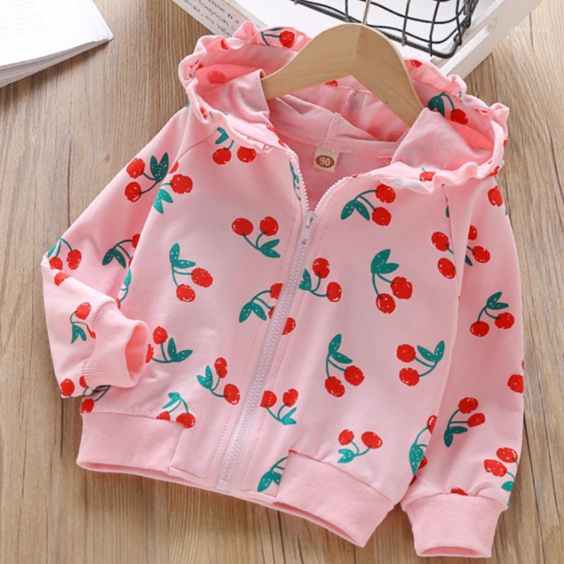 Spring Autumn Baby Girls Jackets Cute Cherry Printed Long Sleeve Coats Top For Kids Hoodied Coats Children Outerwear Clothing1, Pink
Spring Autumn Baby Girls Jackets Cute Cherry Printed Long Sleeve Coats Top For Kids Hoodied Coats Children Outerwear Clothing1, Pink