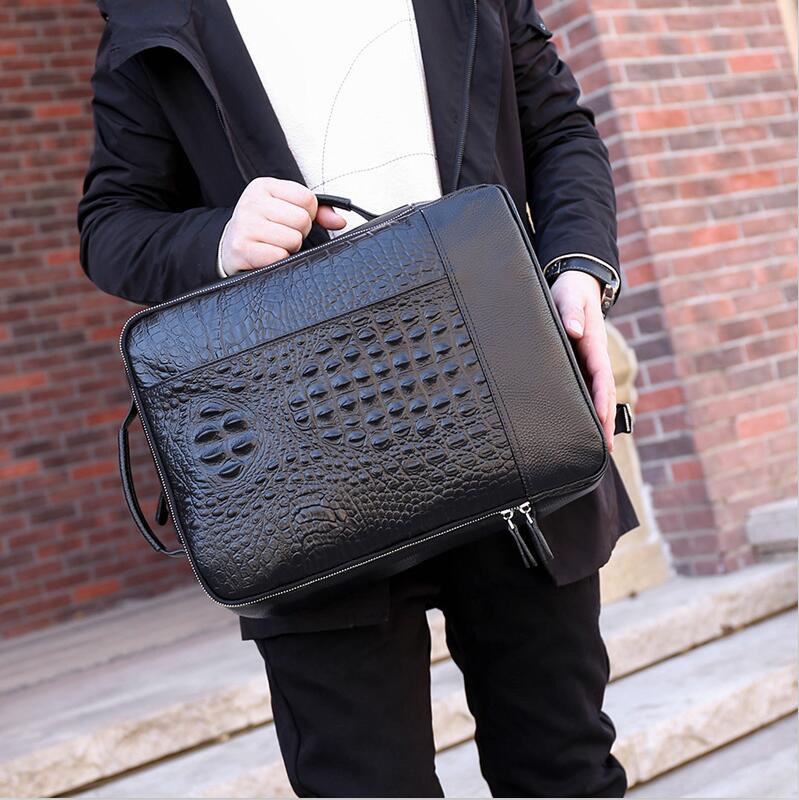 Wholesale factory men shoulder bags outdoor sports leisure leather backpacks first layer cowhide embossed fashion computer bag street trend black travel backpack, Black2-8333
Wholesale factory men shoulder bags outdoor sports leisure leather backpacks first layer cowhide embossed fashion computer bag street trend black travel backpack, Black2-8333