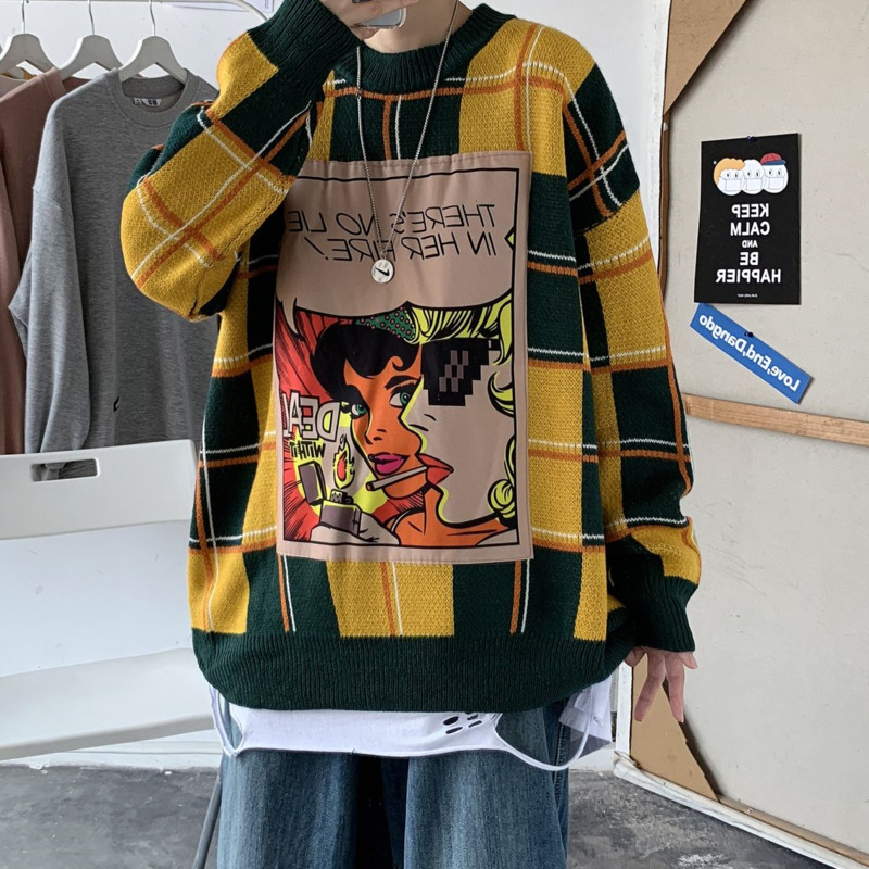 Men's Blouse 2021 Autumn New Thin Cartoons Long Sleeve Nightgown Young Clothing 0MZC, Blue orange.
Men's Blouse 2021 Autumn New Thin Cartoons Long Sleeve Nightgown Young Clothing 0MZC, Blue orange.
