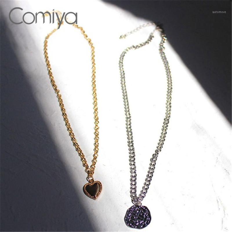 Comiya Korean Necklace For Women Heart Geometric Pendants Statement Collare Gold Silver Color Links Maxi Necklaces Mujer Jewelry1
Comiya Korean Necklace For Women Heart Geometric Pendants Statement Collare Gold Silver Color Links Maxi Necklaces Mujer Jewelry1