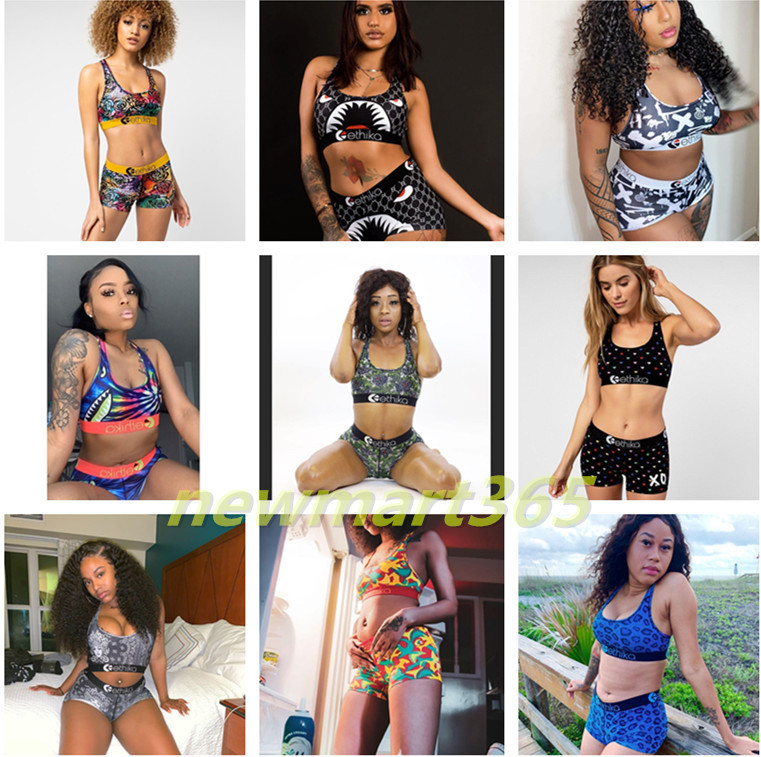 Ethika Women fashion Swimsuit Crop Top Vest + Swim Shorts Trunks Boxers 2 Piece Set Tracksuit Patchwork Shark Camo Swimwear Bikini NW02, 8356--blue
Ethika Women fashion Swimsuit Crop Top Vest + Swim Shorts Trunks Boxers 2 Piece Set Tracksuit Patchwork Shark Camo Swimwear Bikini NW02, 8356--blue
