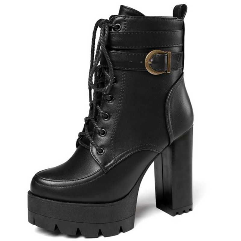 2021 New Round Toe Casual Ankle Square High Heel Short Boots Lace Up All Match Women Shoes Size 34-43 Nne7, Black
2021 New Round Toe Casual Ankle Square High Heel Short Boots Lace Up All Match Women Shoes Size 34-43 Nne7, Black