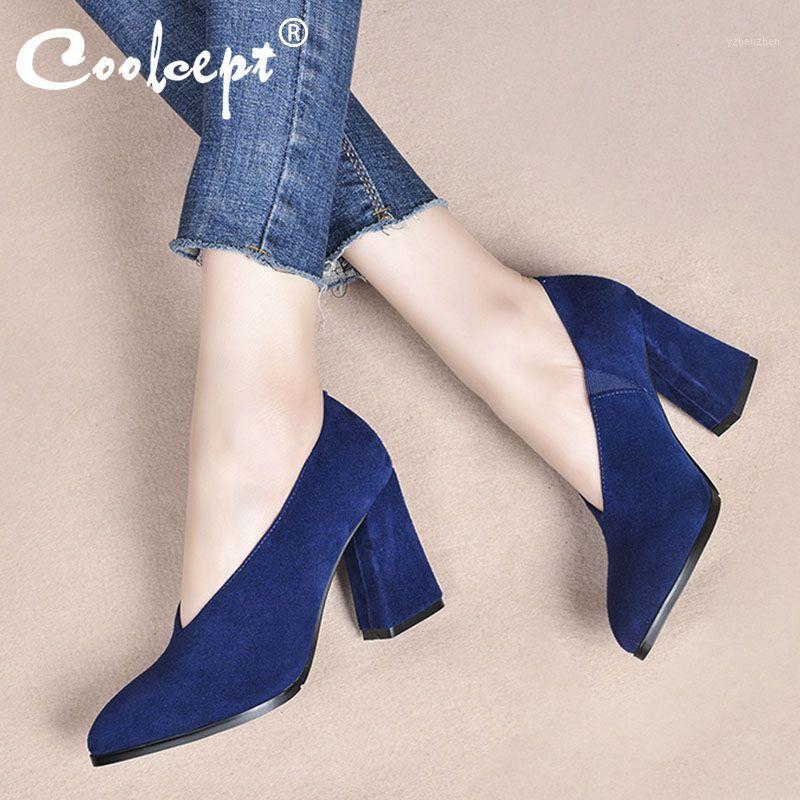 Coolcept Square Heel Women Pumps Real Leather Pointed Toe Solid Color Shoes Women Office Lady Work Female Footwear Size 33-421, Black heel 8.5 cm
Coolcept Square Heel Women Pumps Real Leather Pointed Toe Solid Color Shoes Women Office Lady Work Female Footwear Size 33-421, Black heel 8.5 cm