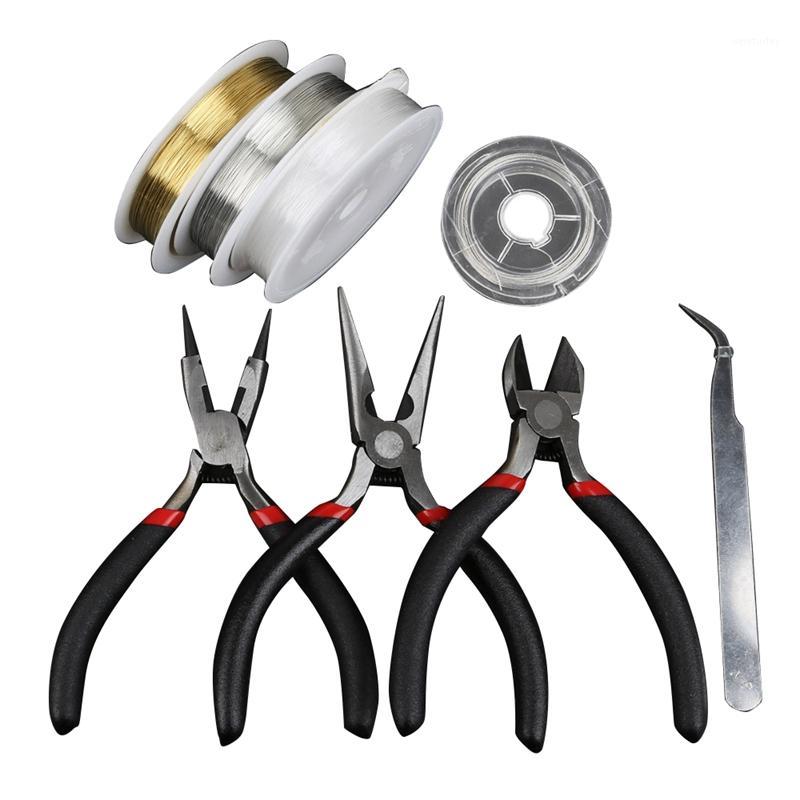 1 Set Jewelry Tools Material 3Pcs Pliers/1Pcs Tweezers/4 Rolls Wire Cord for DIY Making Bracelet Necklace Earring Accessories1
1 Set Jewelry Tools Material 3Pcs Pliers/1Pcs Tweezers/4 Rolls Wire Cord for DIY Making Bracelet Necklace Earring Accessories1