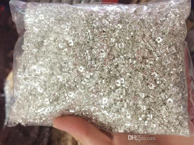 1000pcs/Lot Gold Silver Plated Butterfly Earring Backs Stoppers Earnuts Earring Plugs Alloy Findings DIY Jewelry Accessories Wholesale Price