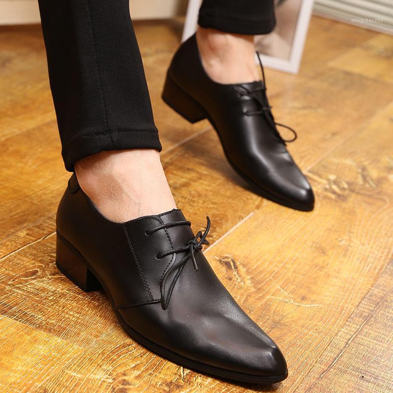 New Leather Shoes Breathable Pointed Toe Men Dress Shoes Business Korea Lace Up Men Formal Oxfords For Wedding1, Black
New Leather Shoes Breathable Pointed Toe Men Dress Shoes Business Korea Lace Up Men Formal Oxfords For Wedding1, Black