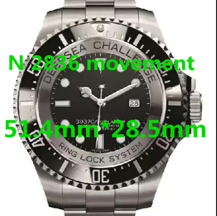 N montre de luxe mens watch 51.4mm*28.5 2836 automatic movement stainless steel case stainless steel watchband waterproof, Box
N montre de luxe mens watch 51.4mm*28.5 2836 automatic movement stainless steel case stainless steel watchband waterproof, Box
