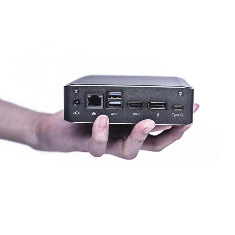 8Mb Cache Quad Core Fan Mini PC with Dual display DP 10th Gen CPU 10510U 10210U packet Computer 8th gen HTPC mini pc