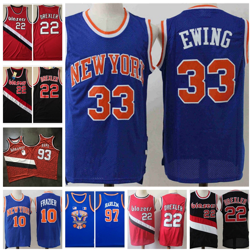 Patrick Ewing Men Clyde Drexler Portland Trail Blazers Mitchell & Ness Swingman Basketball New York Knicks Jerseys, Jersey
Patrick Ewing Men Clyde Drexler Portland Trail Blazers Mitchell & Ness Swingman Basketball New York Knicks Jerseys, Jersey
