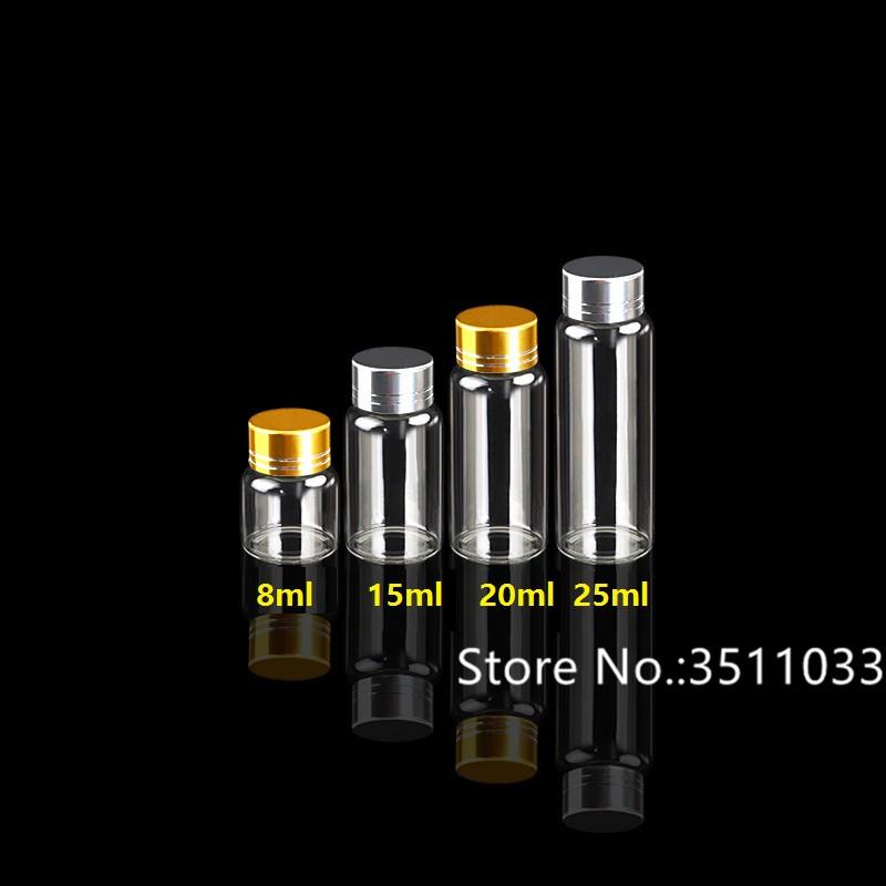 30PCS 8ml 15ml 20ml 25ml Empty Glass Bottle with Metal Screw Silver Cap Ornament Spice Jar Glass Apothecary Jar Container
30PCS 8ml 15ml 20ml 25ml Empty Glass Bottle with Metal Screw Silver Cap Ornament Spice Jar Glass Apothecary Jar Container