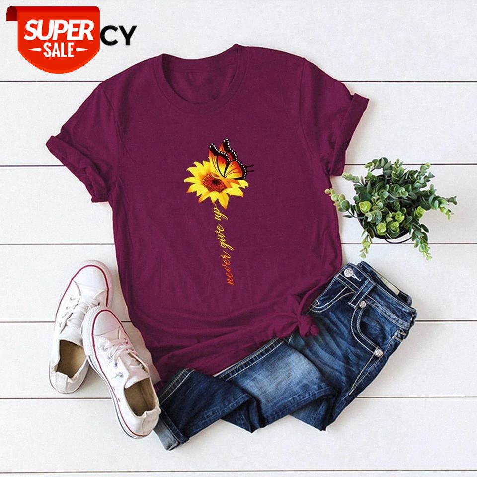 JFUNCY Sunflower Butterfly Print Women T Shirt Cotton Short Sleeve Summer Tops Woman Tee Shirts Female Plus Size Casual T-shirt #741Q, White
JFUNCY Sunflower Butterfly Print Women T Shirt Cotton Short Sleeve Summer Tops Woman Tee Shirts Female Plus Size Casual T-shirt #741Q, White