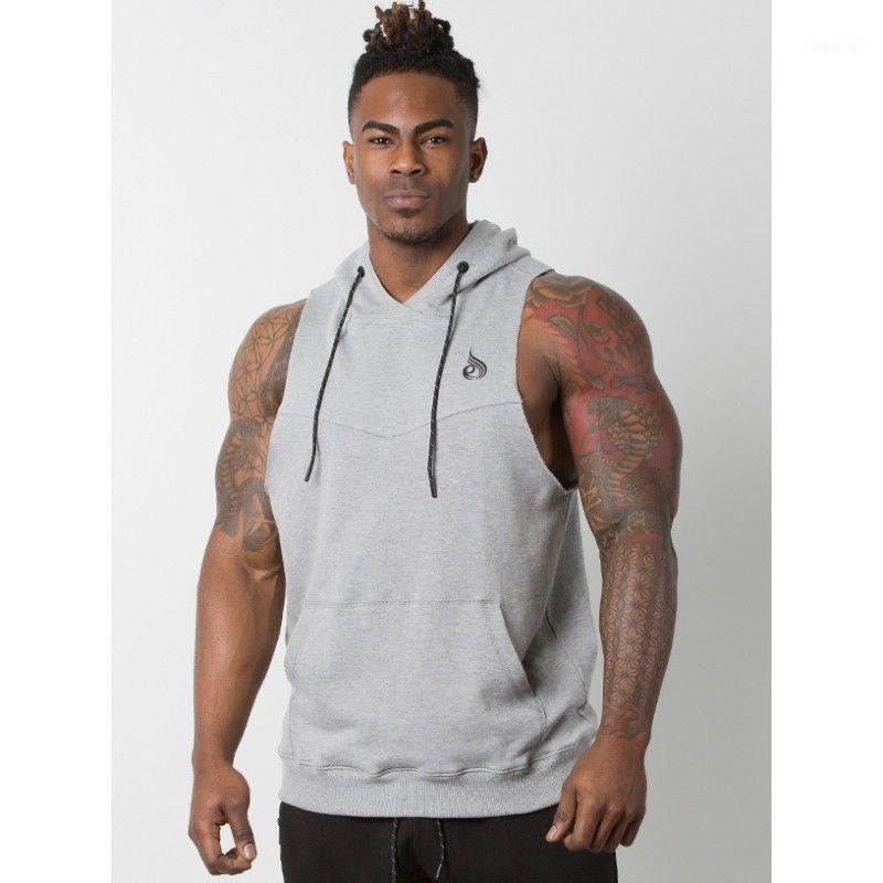 Muscular Men Brother Fitness Brothers Training Vest Pure Cotton Running Loose Sleeveless Sports Clothing Hooded Pullover vest1, White
Muscular Men Brother Fitness Brothers Training Vest Pure Cotton Running Loose Sleeveless Sports Clothing Hooded Pullover vest1, White