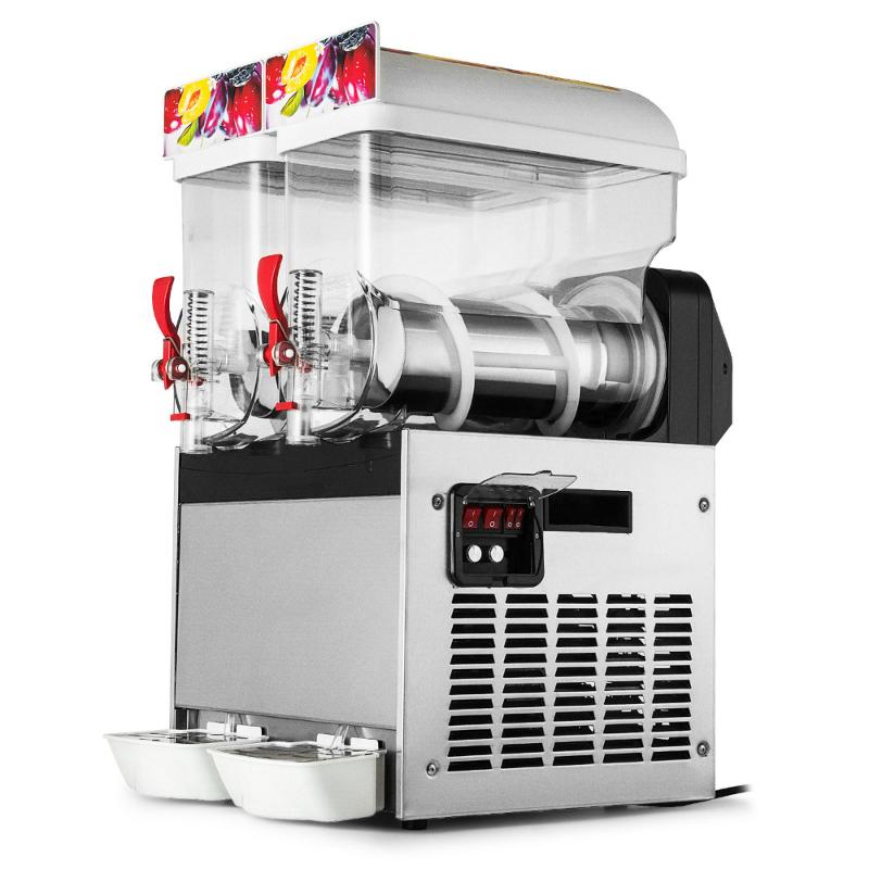 Commercial Slushy Machine 30L Drink Machine Commercial Slushy Maker Ice Slushies for Supermarkets Cafes Restaurants