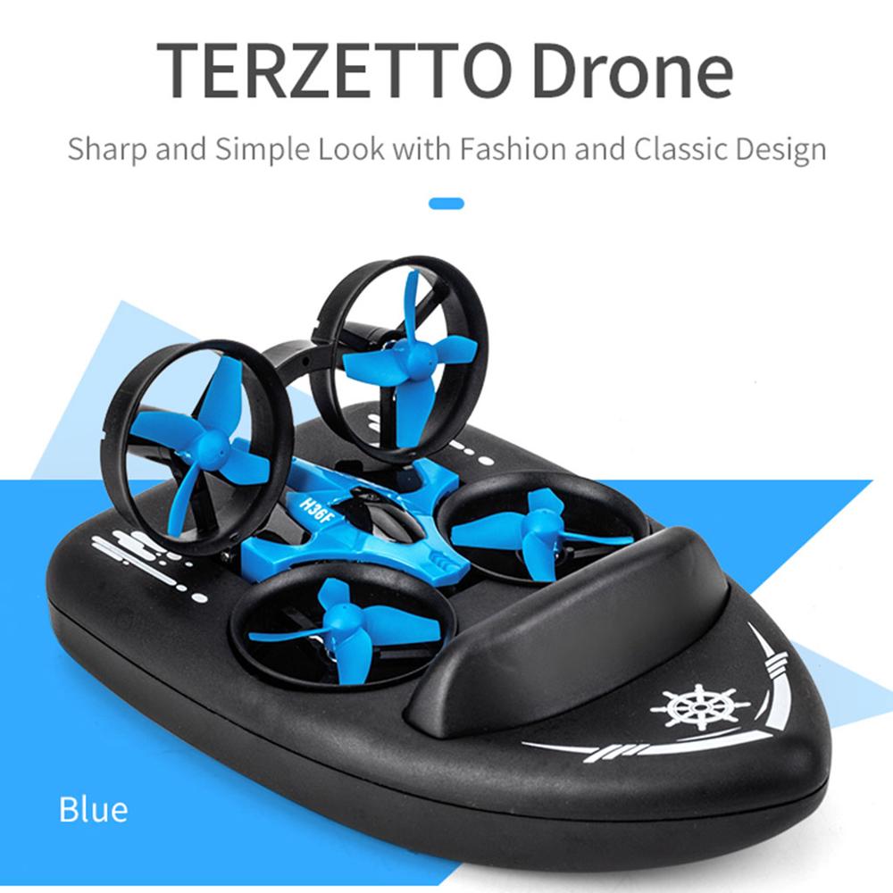 JJRC H36F Mini RC Quadcopter Drone 2.4G 4CH 6-Axis Speed Land Water Air RC Vehicle Toy Drones 3D Flip RC Drone Boat Toy Gift, Blue
JJRC H36F Mini RC Quadcopter Drone 2.4G 4CH 6-Axis Speed Land Water Air RC Vehicle Toy Drones 3D Flip RC Drone Boat Toy Gift, Blue