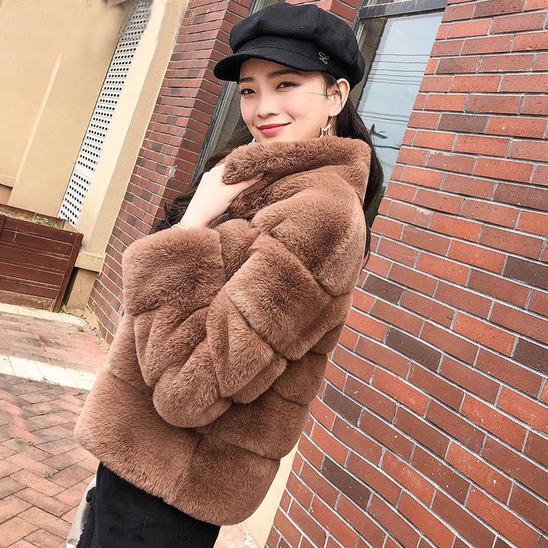 2020 New Faux Fur Coat Female Jacket Womens Winter Coats Autumn Fluffy Artficial Fur Jacket, Gray-brown
2020 New Faux Fur Coat Female Jacket Womens Winter Coats Autumn Fluffy Artficial Fur Jacket, Gray-brown