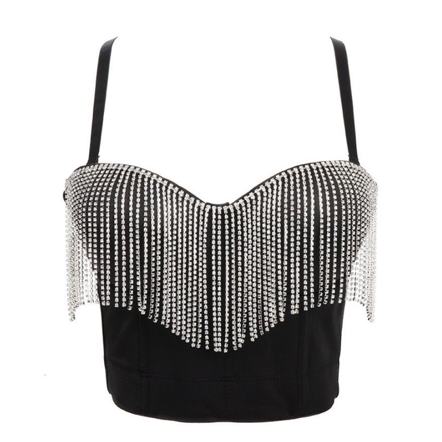 Thin-back Fine-fitting Tassel Chain Diamond Sweater Thin Top Sexy Ladies Fashion Sleeveless Short-sleeveless Harvest Tops Q792 Uw2a, Black
Thin-back Fine-fitting Tassel Chain Diamond Sweater Thin Top Sexy Ladies Fashion Sleeveless Short-sleeveless Harvest Tops Q792 Uw2a, Black