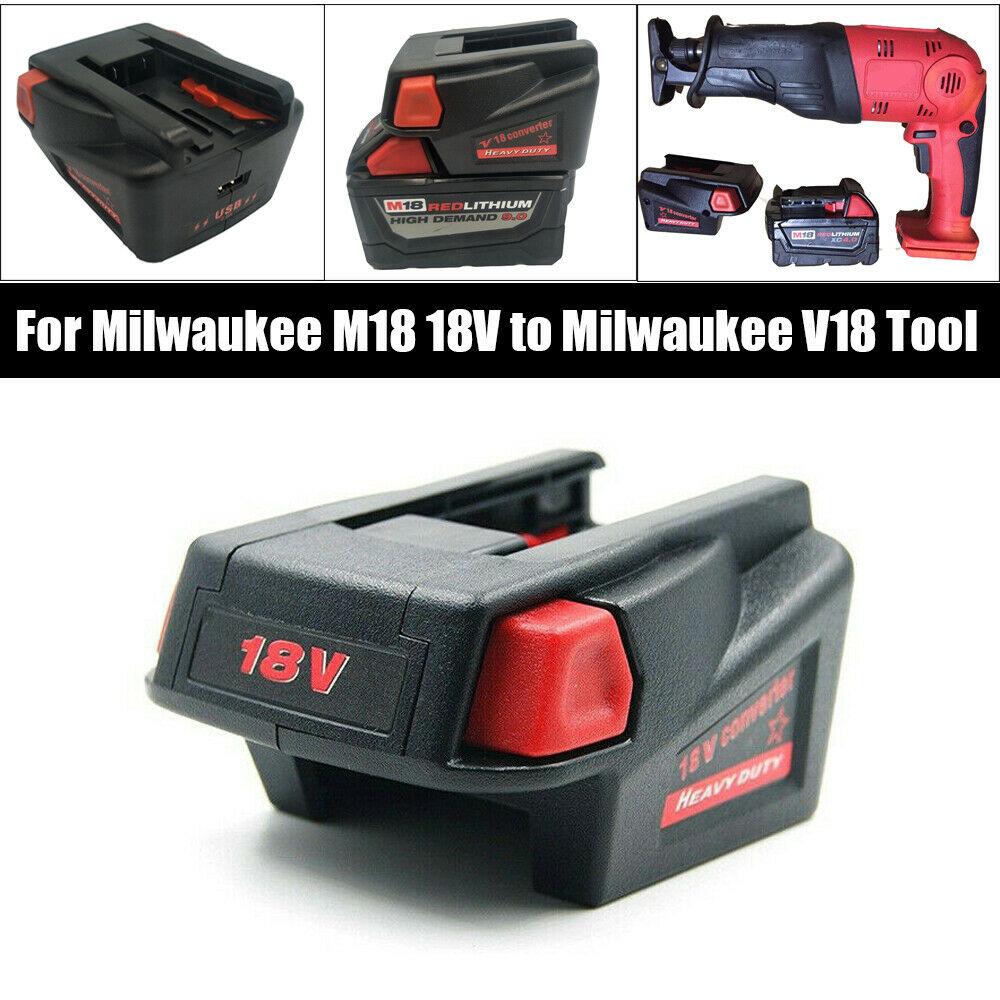 For Milwaukee V18 18V old tool use for M18 18V XC battery adapter(SHiP adapter only)
For Milwaukee V18 18V old tool use for M18 18V XC battery adapter(SHiP adapter only)