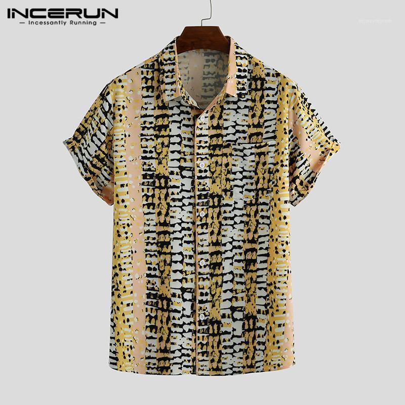 Summer Fashion Printing Mens Hawaiian Shirts 2020 Short Sleeve Vacation Breathable Casual Blouse Men Lapel Street Camisa INCERUN1, Green shirt
Summer Fashion Printing Mens Hawaiian Shirts 2020 Short Sleeve Vacation Breathable Casual Blouse Men Lapel Street Camisa INCERUN1, Green shirt