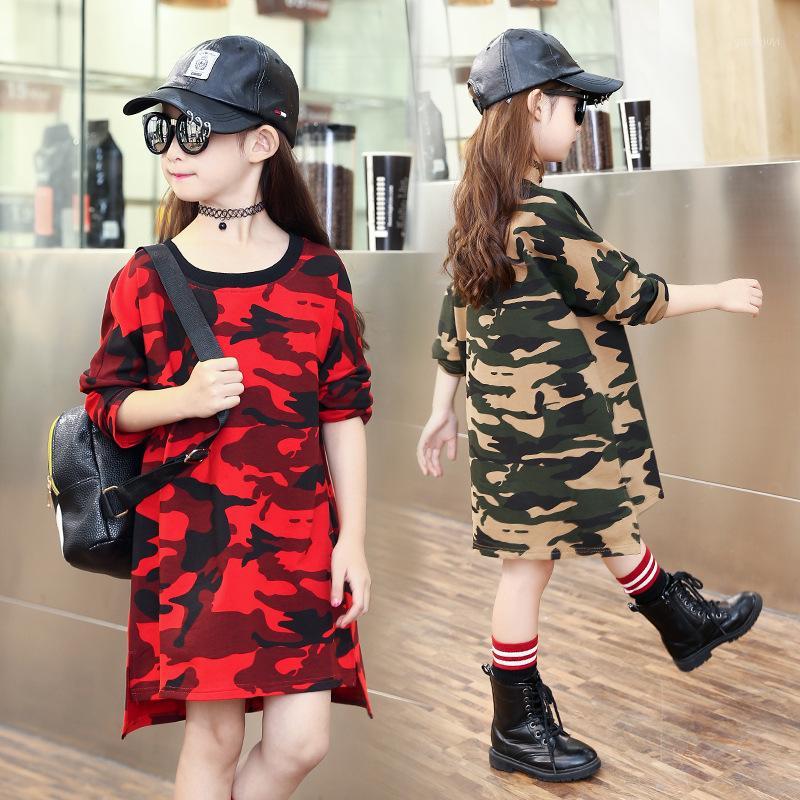 Kids Dresses For Girls Tees Long Sleeve Cotton Girls T-Shirts Autumn Camouflage Dress Children Clothing 5 7 9 11Y Vestidos1
Kids Dresses For Girls Tees Long Sleeve Cotton Girls T-Shirts Autumn Camouflage Dress Children Clothing 5 7 9 11Y Vestidos1