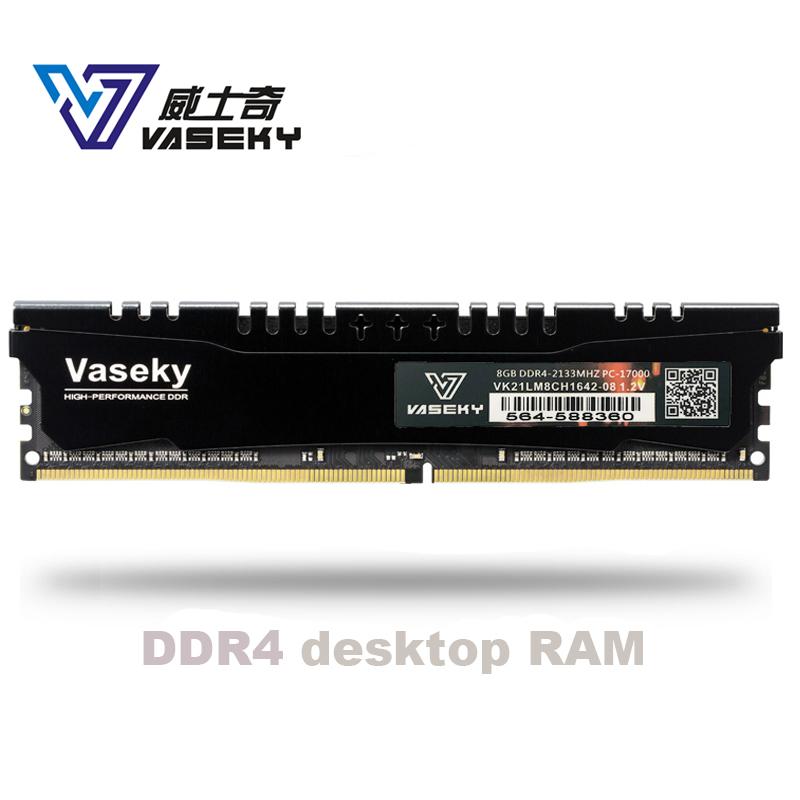 

Vaseky 4GB 8GB 4G 8G PC Memory RAM Memoria Module Computer Desktop PC4 DDR4 2133 2400 2133MHZ 2400MHZ DIMM 19200 17000 16gb 32gb