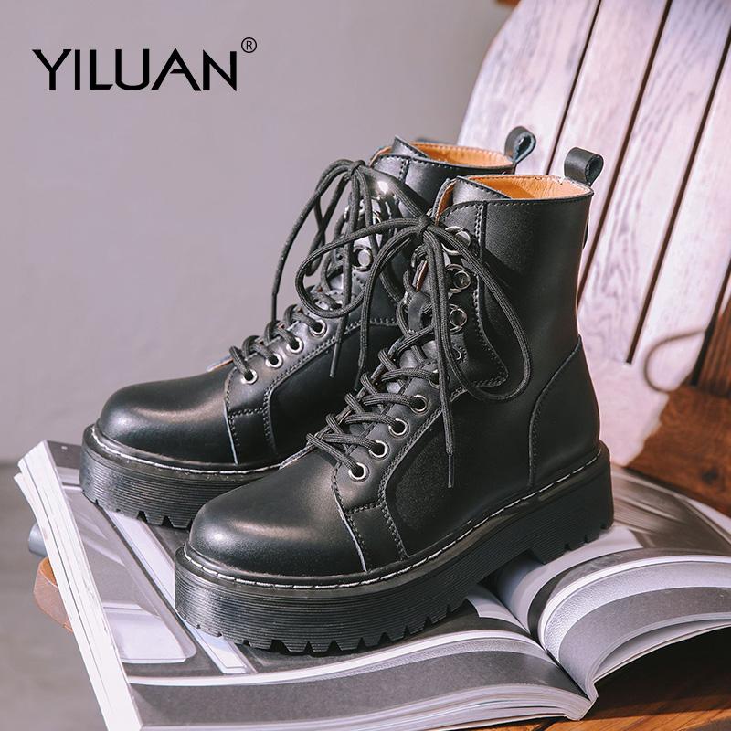 YILUAN 2020 Spring New Arrivals Fashion Ankle Boots Women Platform Motorcycle Boots Student Comfort Winter Shoes Army Black
YILUAN 2020 Spring New Arrivals Fashion Ankle Boots Women Platform Motorcycle Boots Student Comfort Winter Shoes Army Black