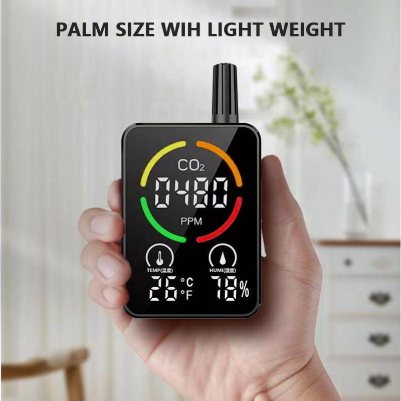 Gas Analyzers Air Quality CO2 Detector 3in1 Accurate Tester For Temperature Humidity NDIR Sensor Carbon Dioxide Meter Concentration
Gas Analyzers Air Quality CO2 Detector 3in1 Accurate Tester For Temperature Humidity NDIR Sensor Carbon Dioxide Meter Concentration