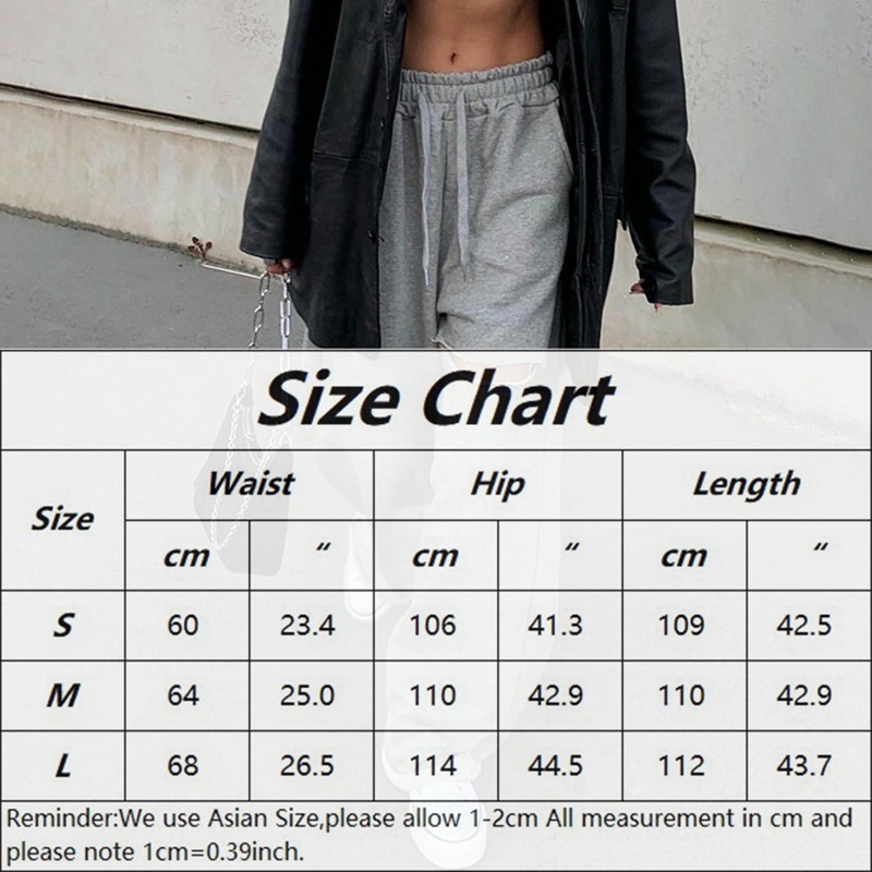 Punk Wide Leg Pants Women Casual Loose Streetwear Outfits Hole High Waist Hip Hop Women Sweatpants Casual Pants Black Gray 201106