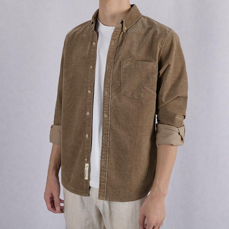 Suehaiwe's brand Italy corduroy long sleeved cotton shirt men fashion casual shirts for men comfortable trend shirt mens chemise, Khaki
Suehaiwe's brand Italy corduroy long sleeved cotton shirt men fashion casual shirts for men comfortable trend shirt mens chemise, Khaki