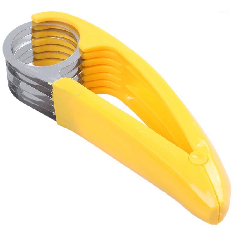 Home Kitchen Tools Ham Salad Pressed Sliced Banana Slicer Fruit Cucumber Cutter Yellow Plastic + Stainless Steel1
Home Kitchen Tools Ham Salad Pressed Sliced Banana Slicer Fruit Cucumber Cutter Yellow Plastic + Stainless Steel1