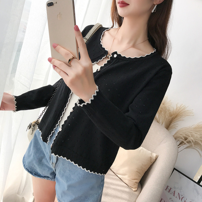 9254 Short-style Knitted cardigan with shawl and thin sweater, 9 rows and 2 rows on 31-2 floor 201111wtt