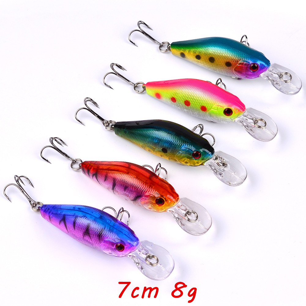 1pc 10 Color Mixed 7cm 8g Crank Hard Baits & Lures 6# Hook Fishing Hooks Fishhooks Pesca Fishing Tackle Accessories LL-224
1pc 10 Color Mixed 7cm 8g Crank Hard Baits & Lures 6# Hook Fishing Hooks Fishhooks Pesca Fishing Tackle Accessories LL-224