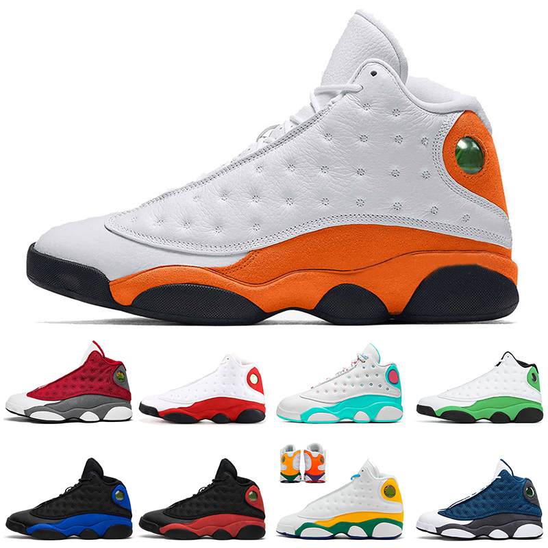 2021 New Arrival Starfish Jumpman 13 men Red Flint Bred Playground Lucky Green basketball shoes Black Cat 13s sports sneakers, White;red
2021 New Arrival Starfish Jumpman 13 men Red Flint Bred Playground Lucky Green basketball shoes Black Cat 13s sports sneakers, White;red