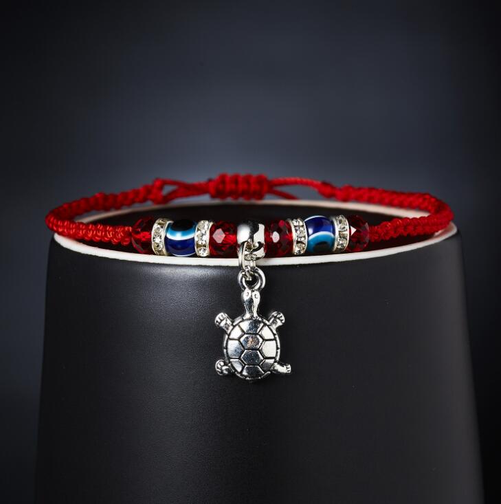 Lucky Bracelet Handwoven Bracelet Kabbalah Red String Thread Hamsa Bracelets Blue Turkish Evil Eye Charm Jewelry Friendship Bracelet