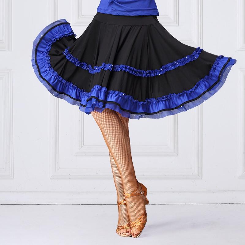 H2658 Women Latin Dance Skirt Wear Female Square Dance New Style Clothing Girl Professional Performance Tango Dancing Clothes, Blue
H2658 Women Latin Dance Skirt Wear Female Square Dance New Style Clothing Girl Professional Performance Tango Dancing Clothes, Blue
