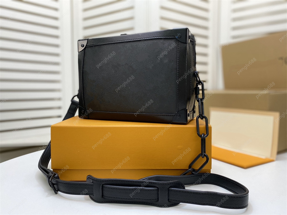 

Classic Mini soft leather case satche Classic women's suitcase chain handbag handbag evening bag leathers handbag fashion box brick Messenger Shoulder Bags