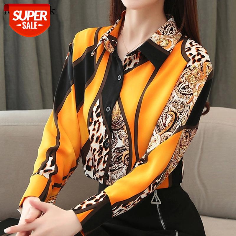 2021 New Long Sleeve Chiffon Blouse Women Casual Slim Women Blouses Tops Leopard Cardigan Button Up Shirt Camisas Mujer 8092 50 #JG1C, White
2021 New Long Sleeve Chiffon Blouse Women Casual Slim Women Blouses Tops Leopard Cardigan Button Up Shirt Camisas Mujer 8092 50 #JG1C, White