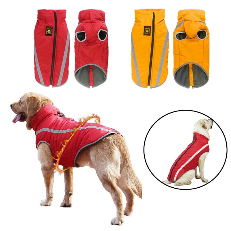 Waterproof Dog Clothes Reflective Pet Vest Fleece Dog Jacket Down Thickened Pet Coat Winter Warm Clothing Costume, Red
Waterproof Dog Clothes Reflective Pet Vest Fleece Dog Jacket Down Thickened Pet Coat Winter Warm Clothing Costume, Red